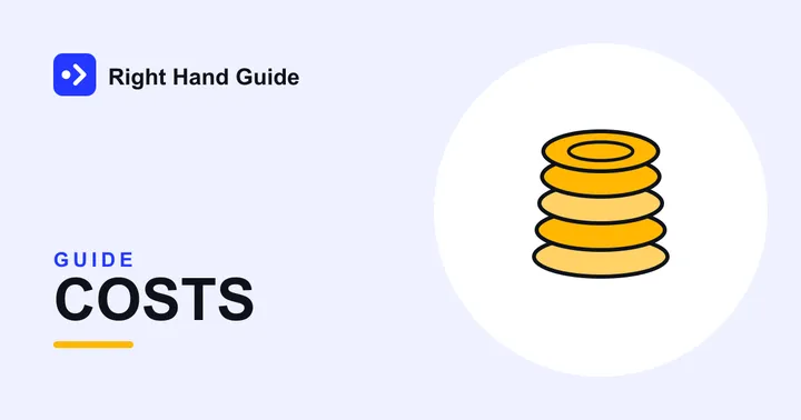 Illustration of a stack of coins, representing virtual assistant costs