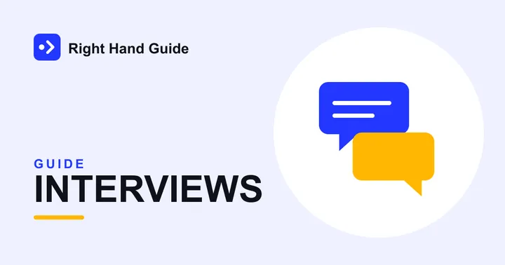 Illustration of two speech bubbles, representing an interview
