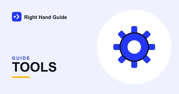 Illustration of a gear, representing the tools for working with a virtual assistant