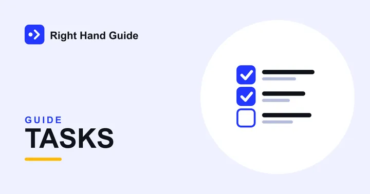 Illustration of a checklist with two completed tasks