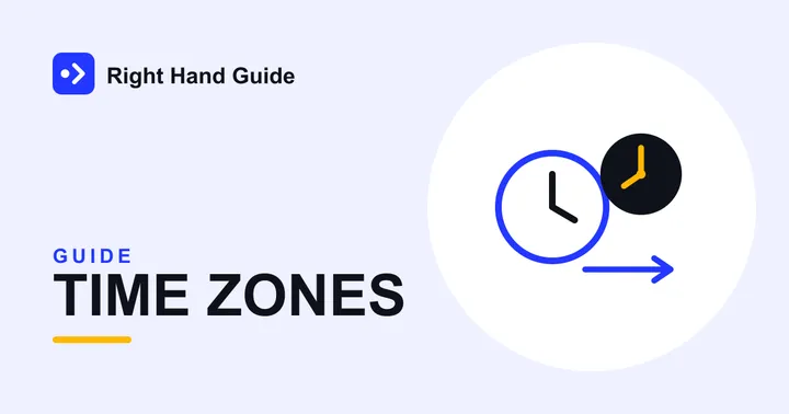 Illustration of two clocks showing different times with an arrow between them